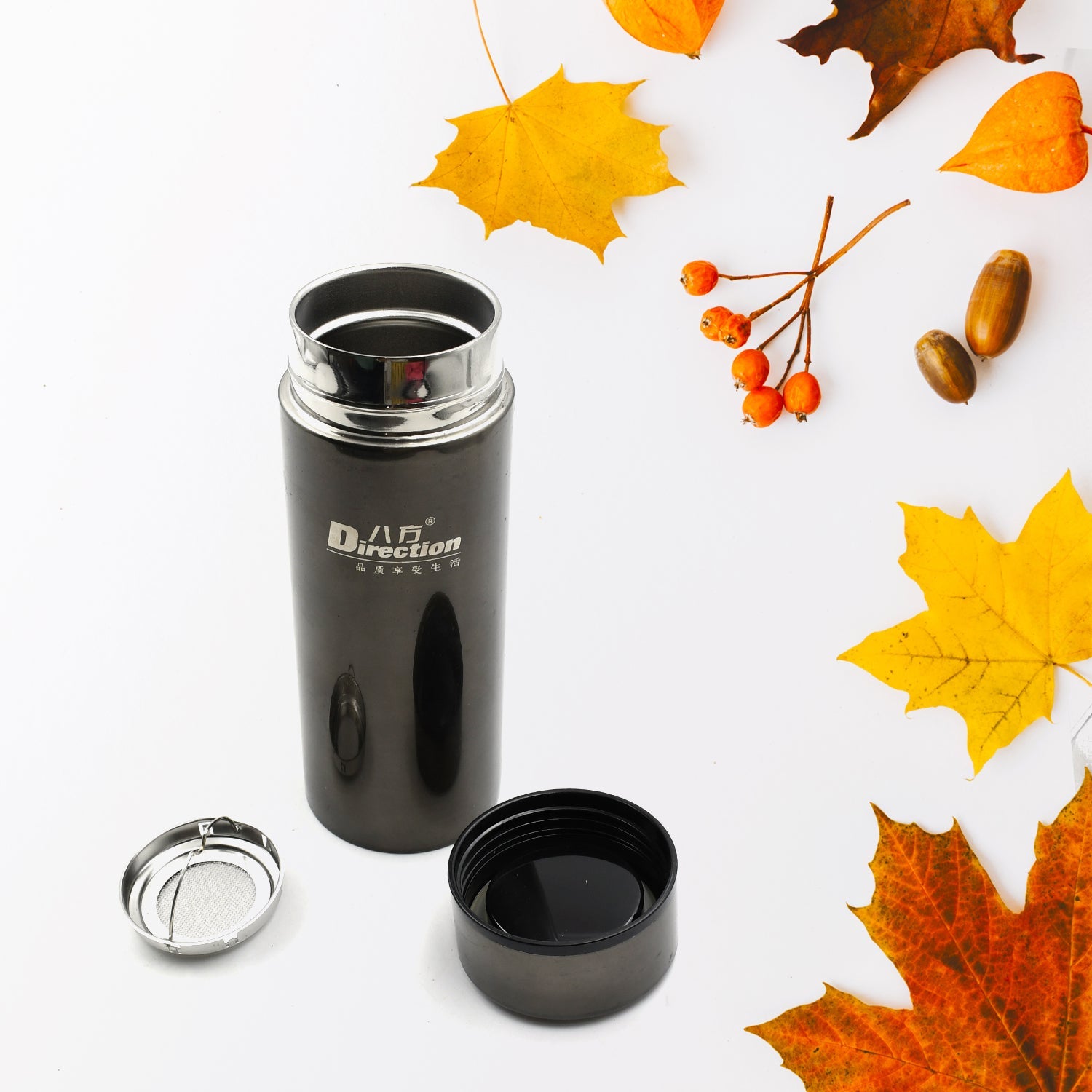 8378 STAINLESS STEEL THERMOS WATER BOTTLE | 24 HOURS HOT AND COLD | EASY TO CARRY | RUST & LEAK PROOF | TEA | COFFEE | OFFICE| GYM | HOME | KITCHEN 8378 STAINLESS STEEL THERMOS WATER BOTTLE | 24 HOURS HOT AND COLD | EASY TO CARRY | RUST & LEAK PROOF | TEA | COFFEE | OFFICE| GYM | HOME | KITCHEN
